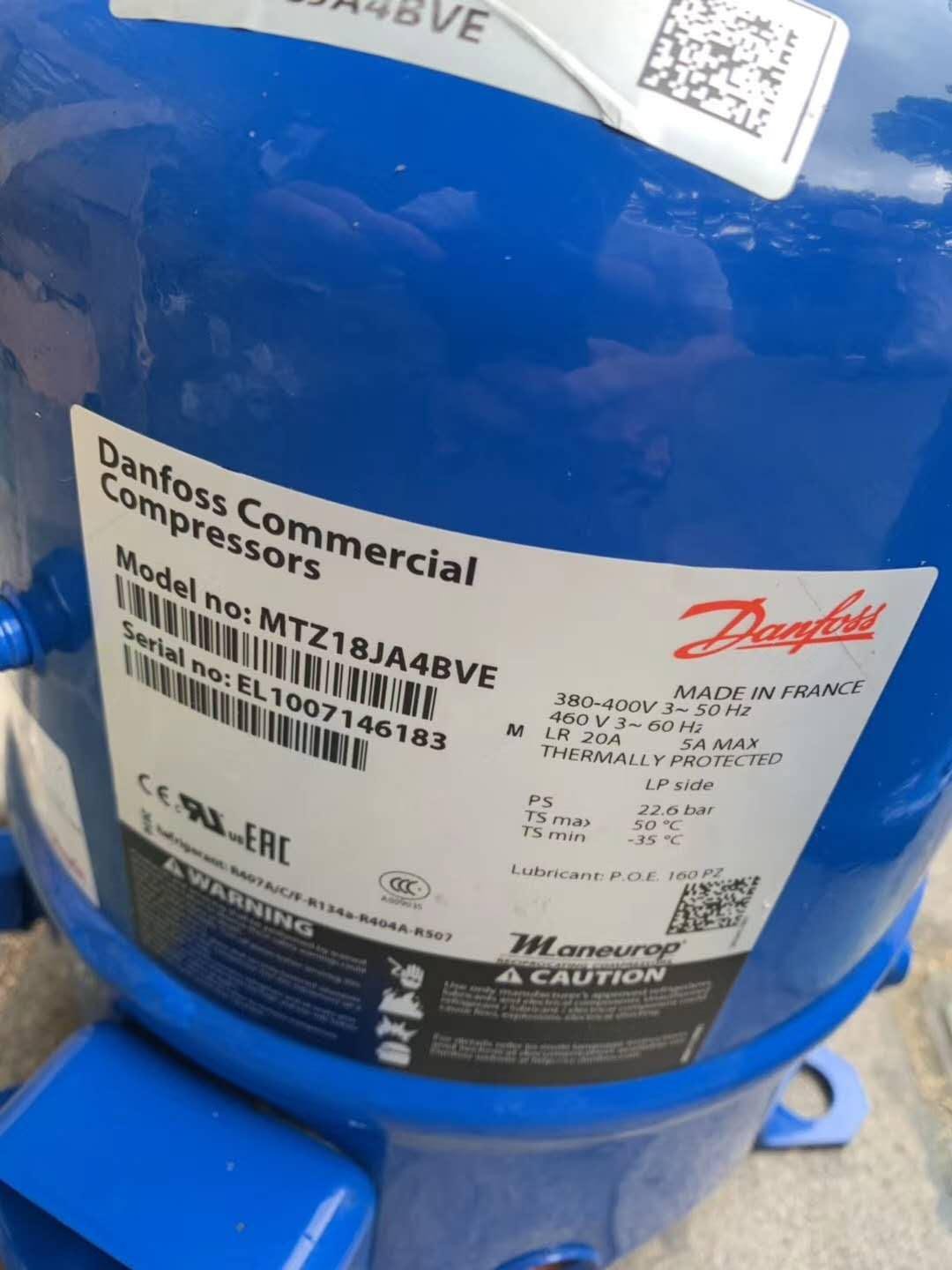 MTZ18JA4BVE Danfoss Refrigeration Compressor